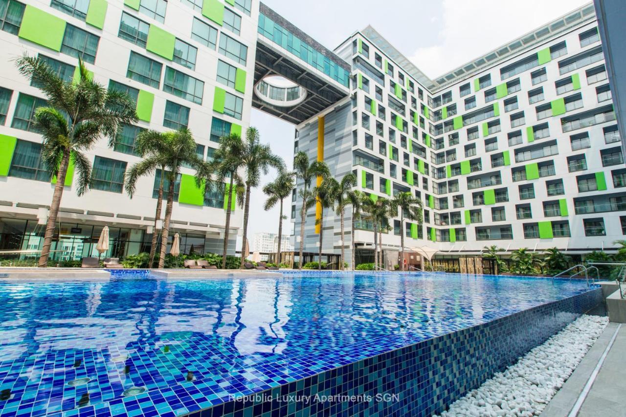 Republic Apartments Saigon Airport Ho Chi Minh-staden Exteriör bild
